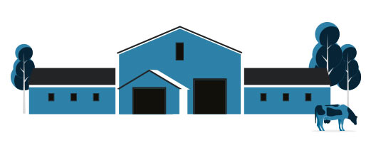 dibujo que representa establecimientos